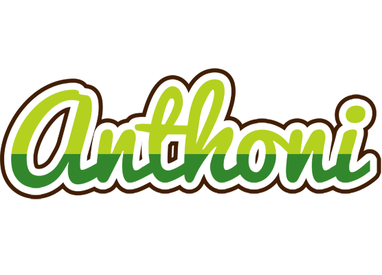 Anthoni golfing logo