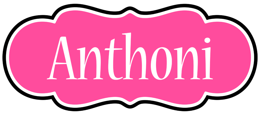 Anthoni invitation logo