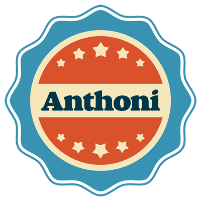 Anthoni labels logo