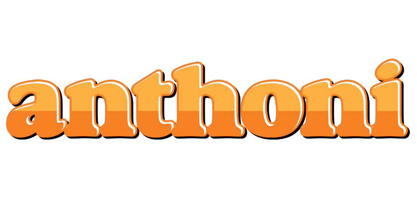 Anthoni orange logo