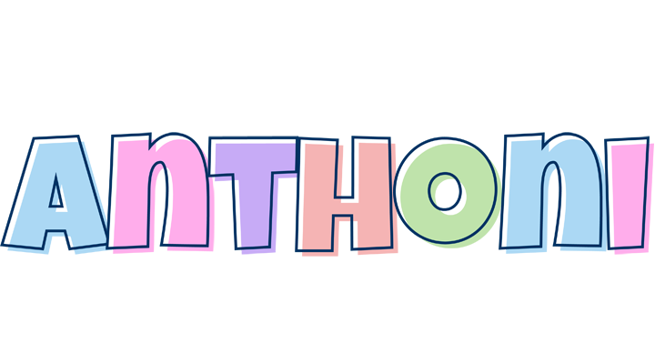 Anthoni pastel logo
