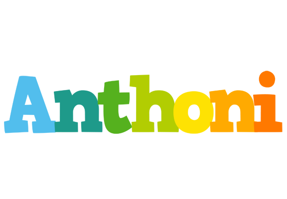 Anthoni rainbows logo