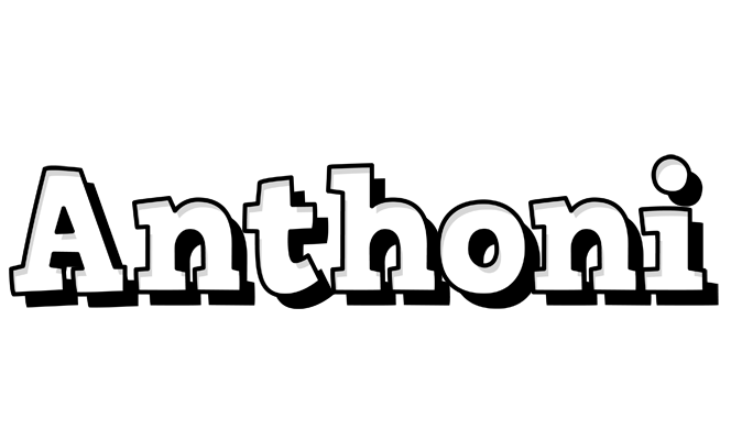 Anthoni snowing logo
