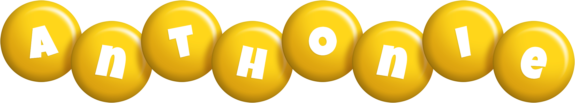 Anthonie candy-yellow logo