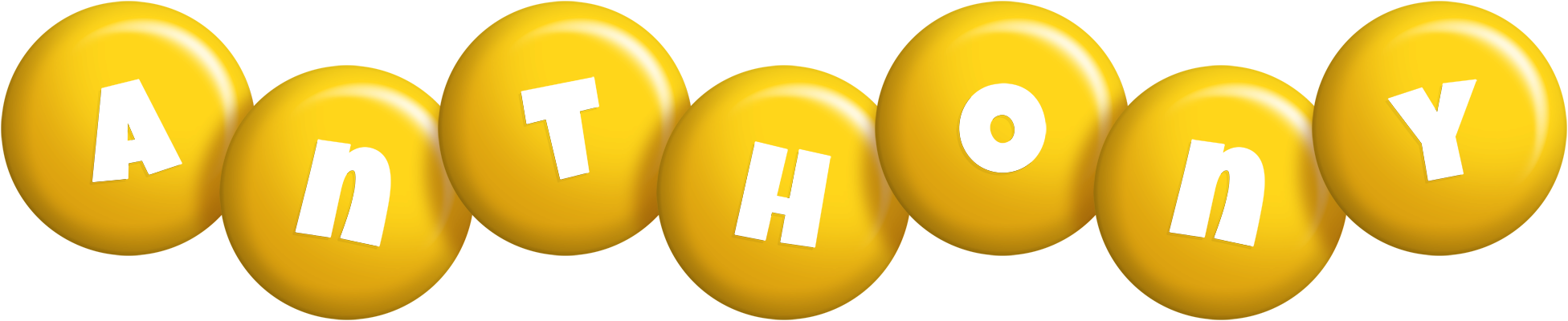 Anthony candy-yellow logo