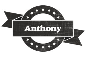 Anthony grunge logo