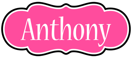 Anthony invitation logo