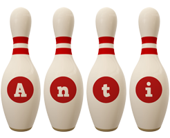 Anti bowling-pin logo