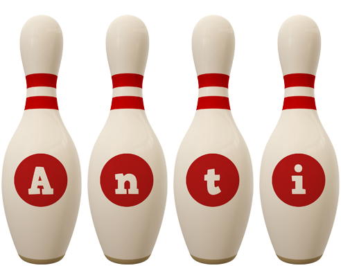 Anti bowling-pin logo