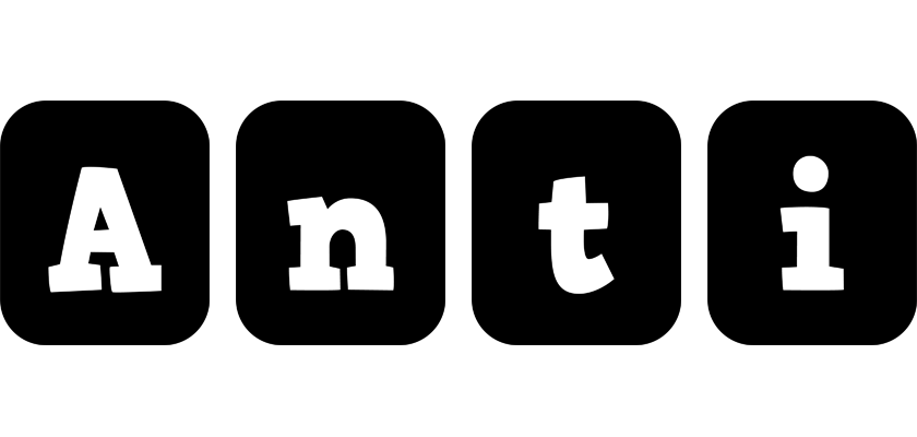 Anti box logo