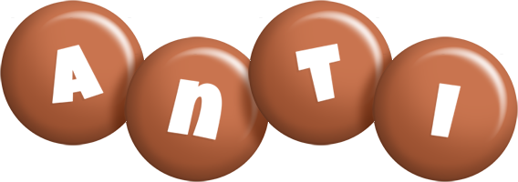 Anti candy-brown logo