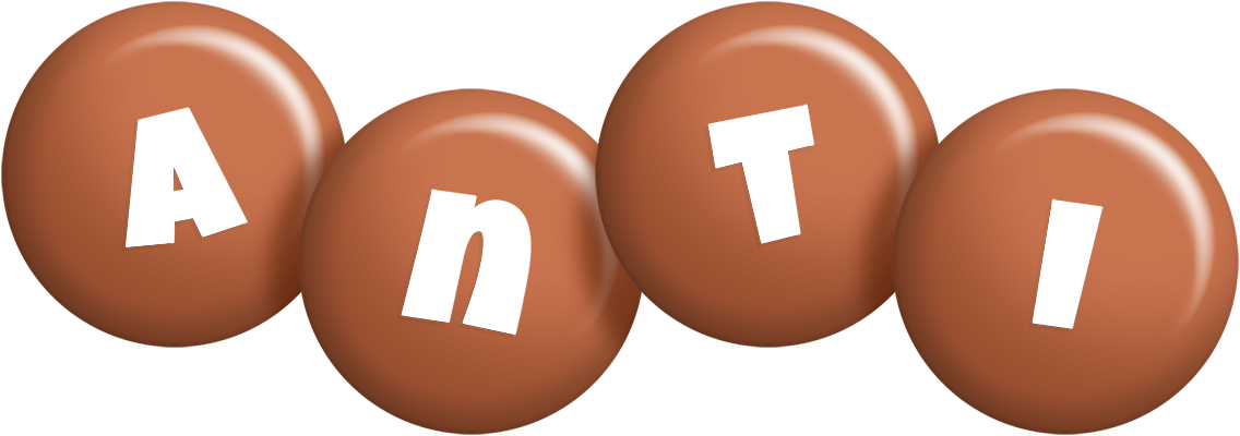 Anti candy-brown logo