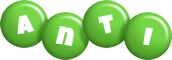 Anti candy-green logo