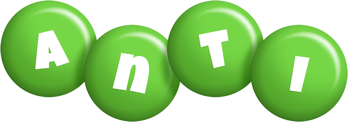 Anti candy-green logo