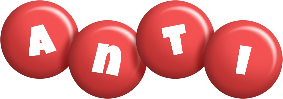 Anti candy-red logo