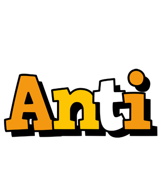 Anti cartoon logo