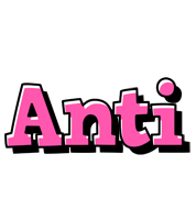 Anti girlish logo