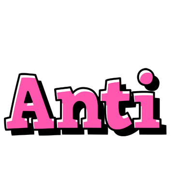 Anti girlish logo
