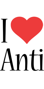 Anti i-love logo
