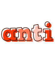 Anti paint logo