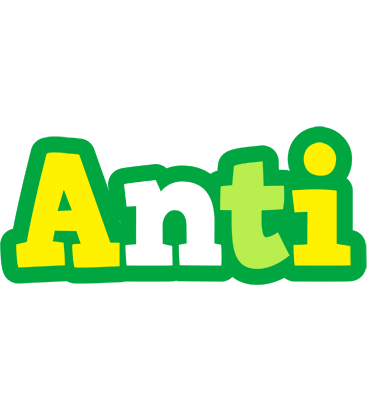 Anti soccer logo