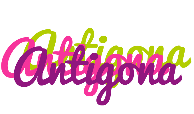 Antigona flowers logo