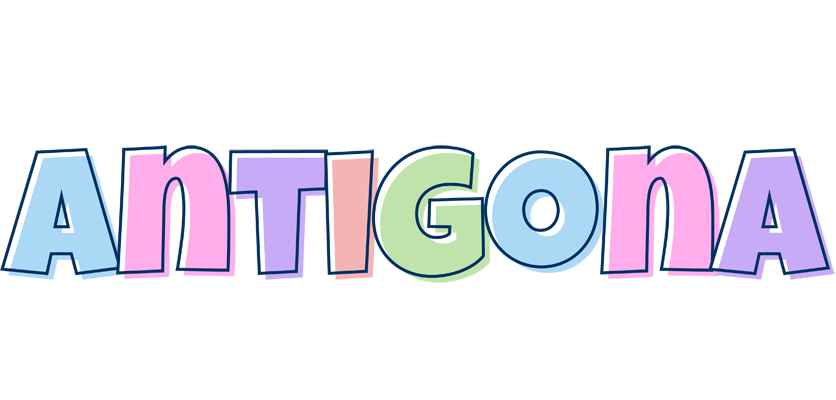 Antigona pastel logo