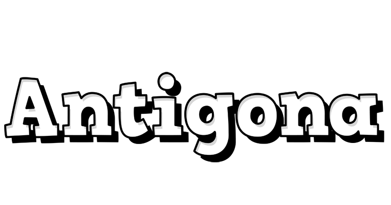 Antigona snowing logo