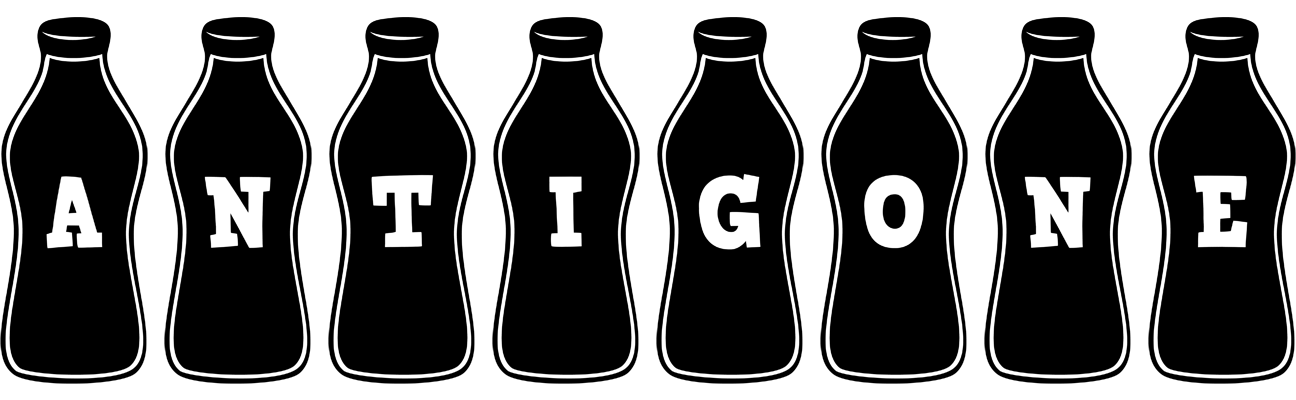 Antigone bottle logo