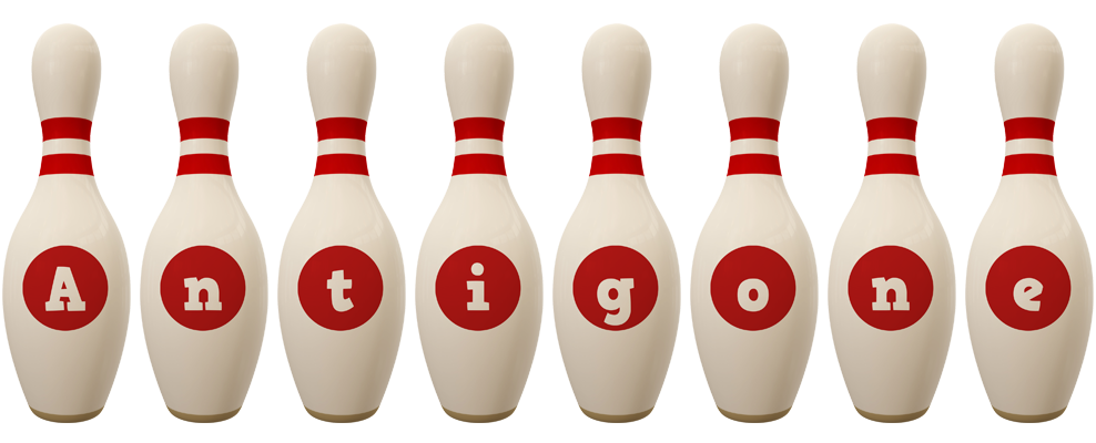 Antigone bowling-pin logo
