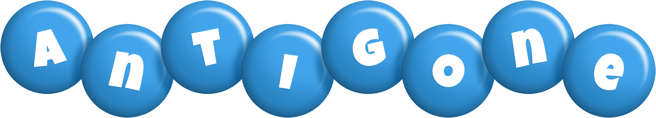 Antigone candy-blue logo