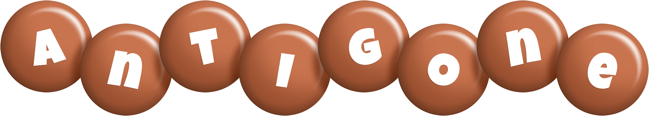 Antigone candy-brown logo