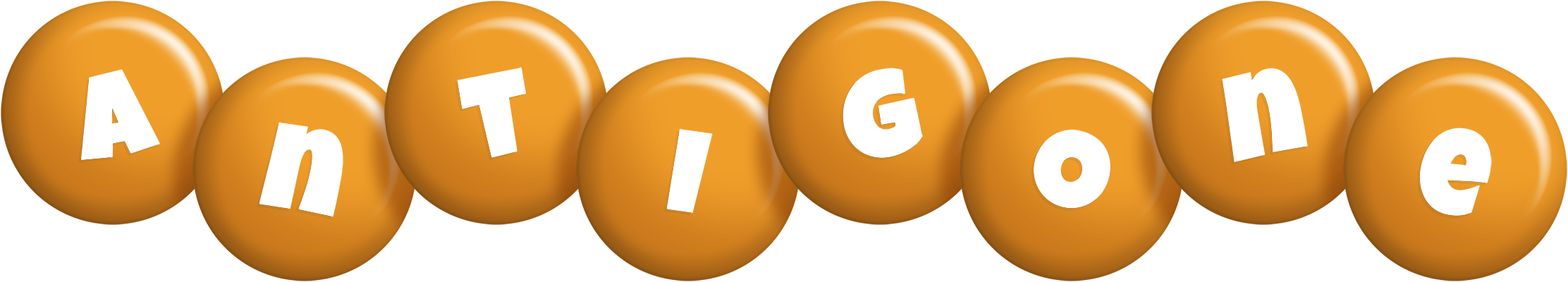 Antigone candy-orange logo