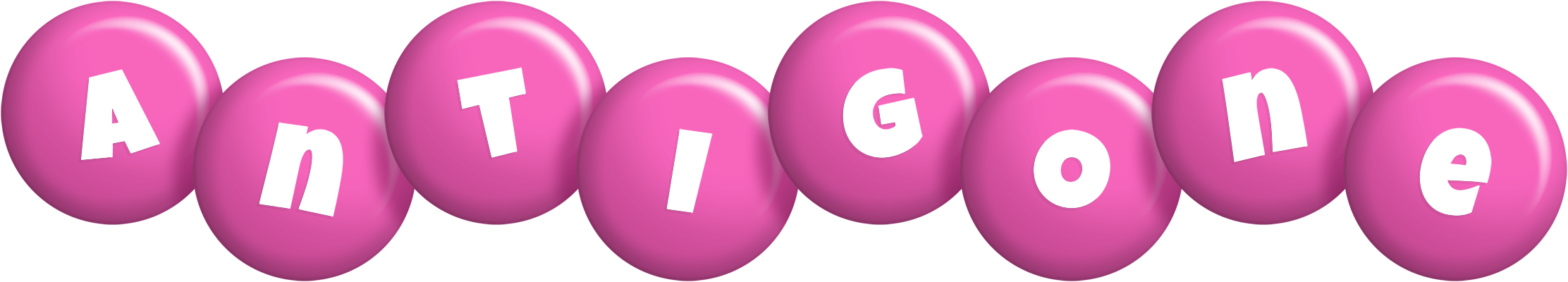 Antigone candy-pink logo