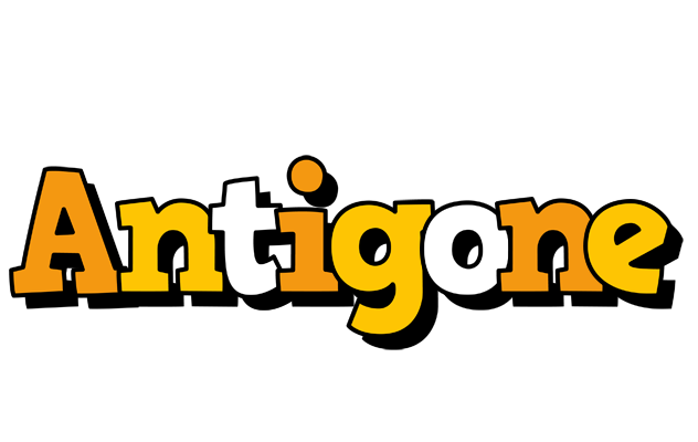 Antigone cartoon logo