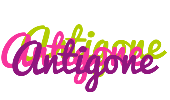 Antigone flowers logo