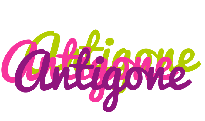 Antigone flowers logo