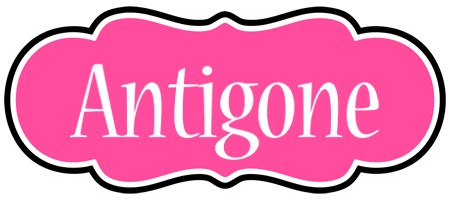 Antigone invitation logo