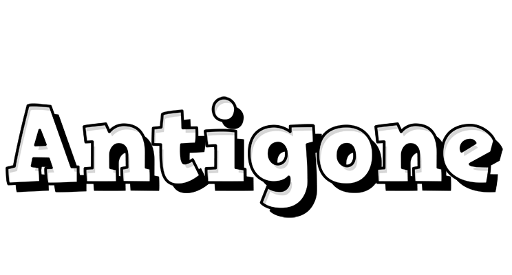 Antigone snowing logo