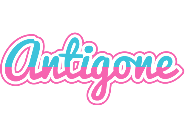 Antigone woman logo