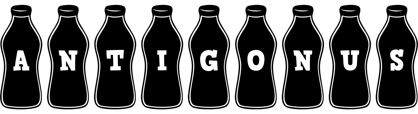 Antigonus bottle logo