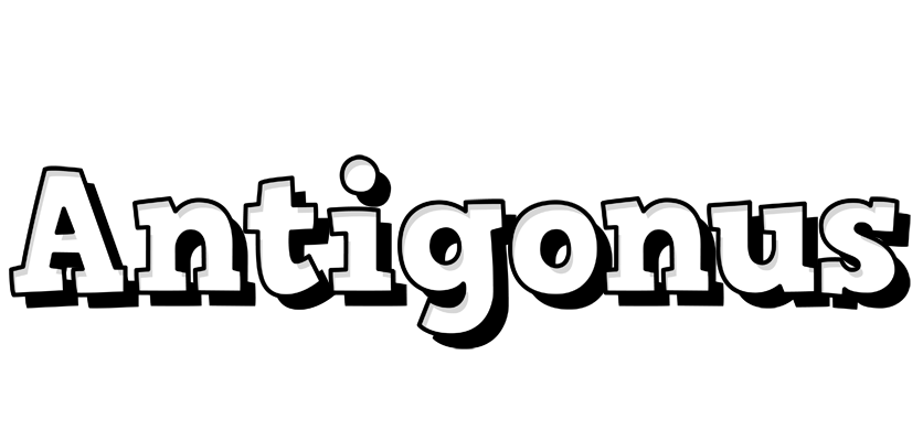 Antigonus snowing logo