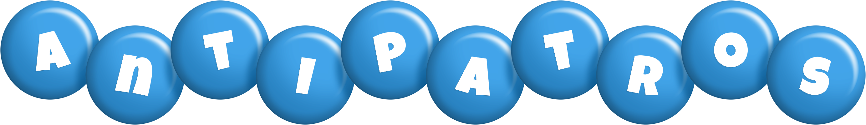 Antipatros candy-blue logo