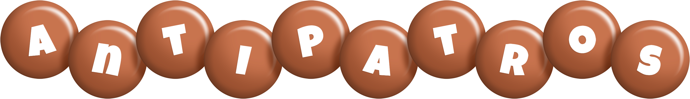 Antipatros candy-brown logo