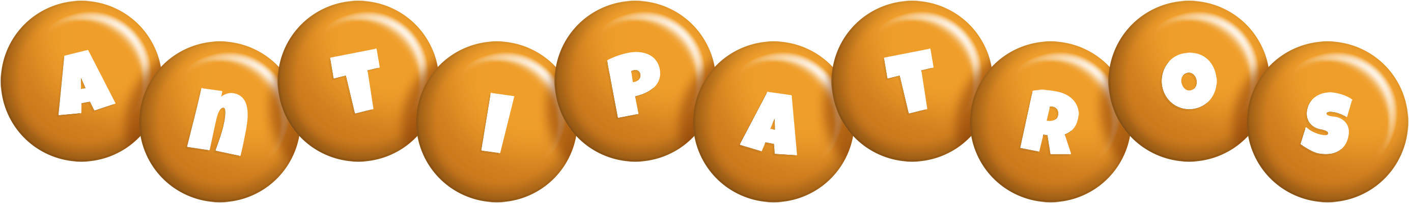 Antipatros candy-orange logo