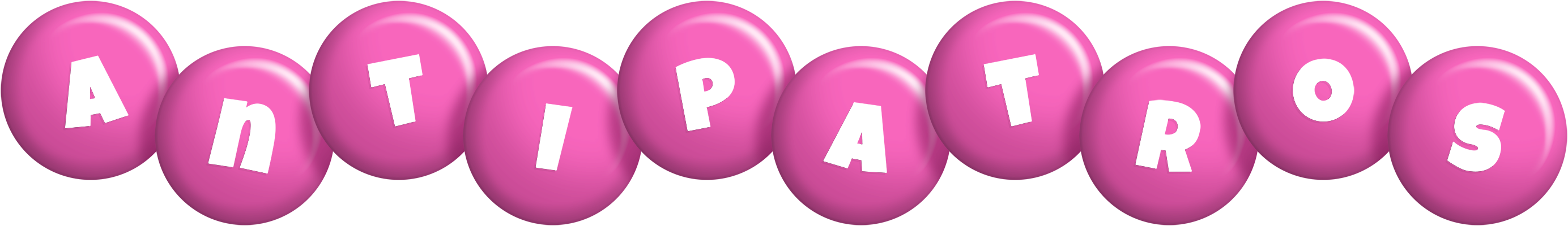 Antipatros candy-pink logo