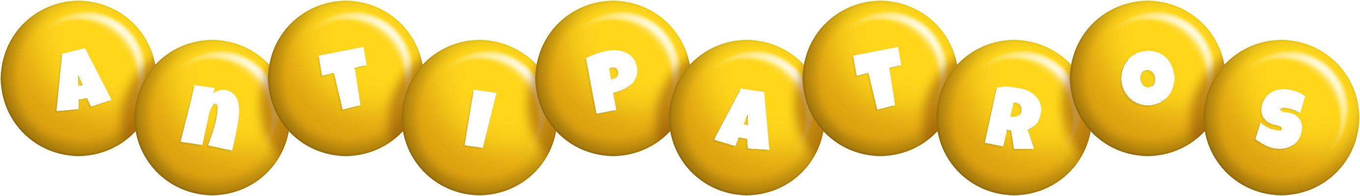 Antipatros candy-yellow logo