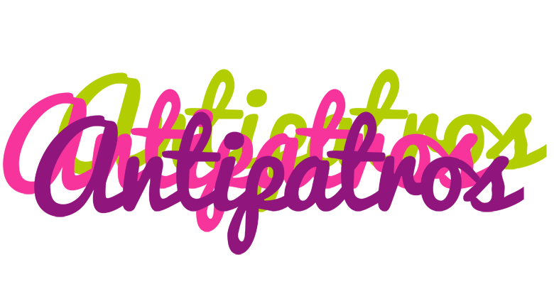 Antipatros flowers logo