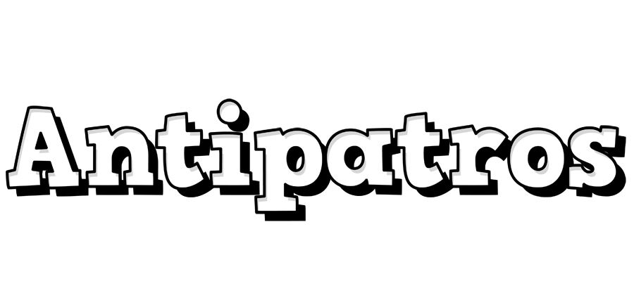 Antipatros snowing logo