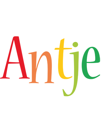 Antje birthday logo